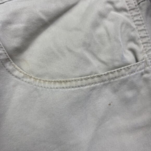 Y2K Wrangler Mens Cotton Solid Beige Cargo Tech Khaki Shorts Size 48 Skater - Picture 3 of 14